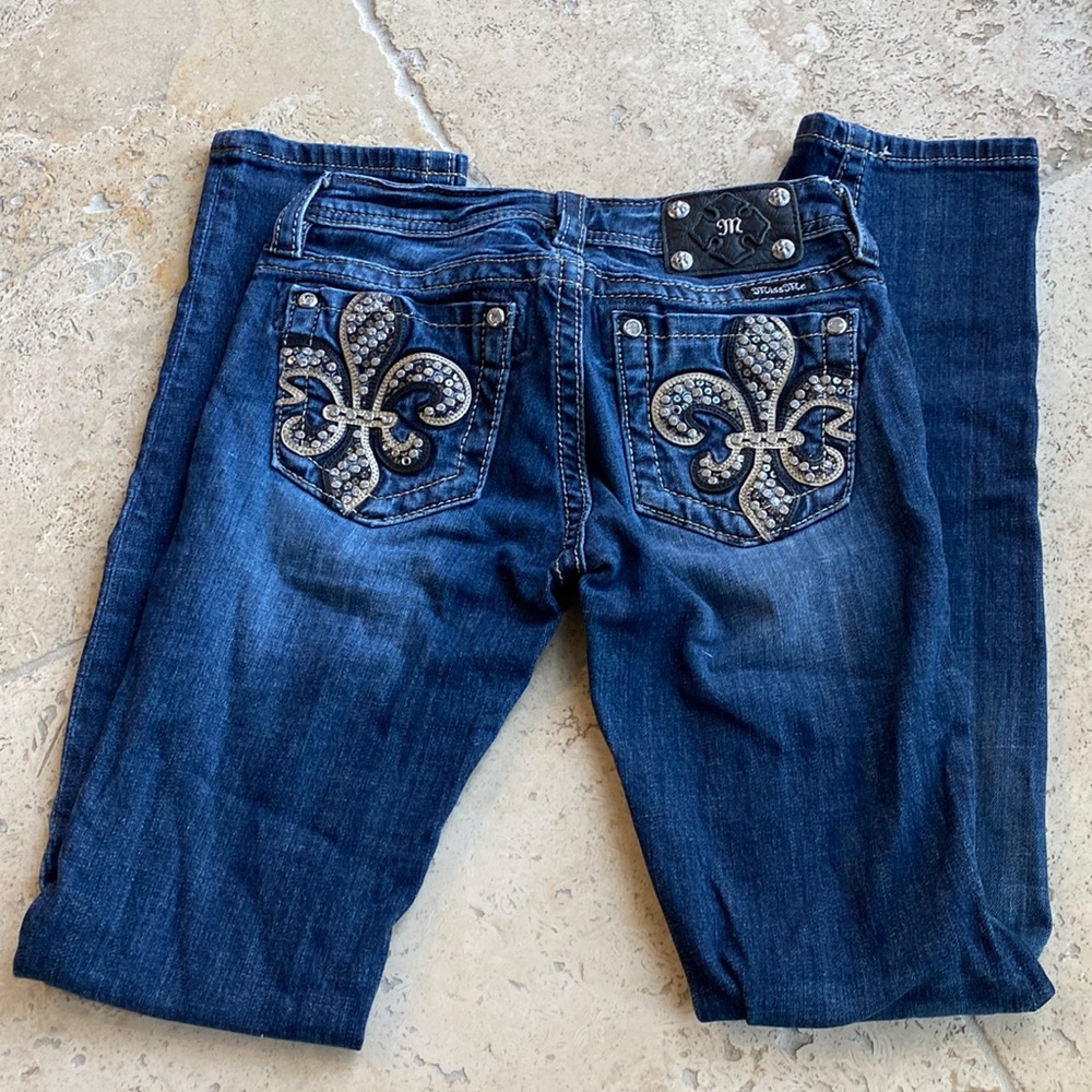 Miss Me. Youth Size 14 Skinny. Straight leg.